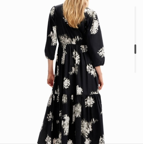 Desigual Floral midi shirt dress - Picture 1 of 7